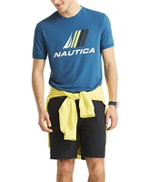 Nautica Men's Navtech Classic-Fit Logo Graphic Performance T-Shirt