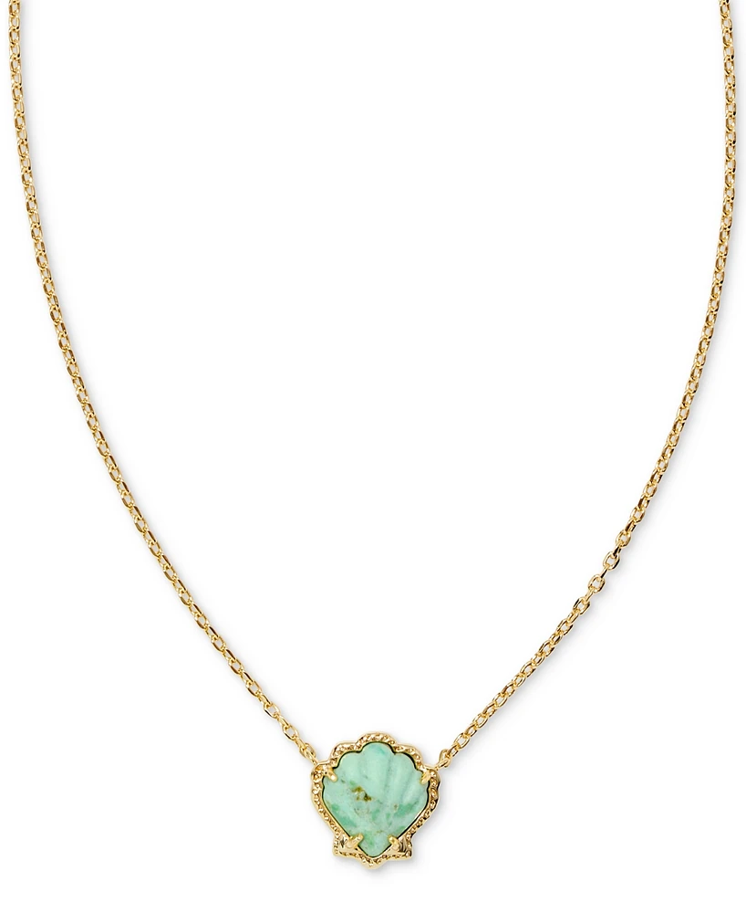 Kendra Scott 14k Gold-Plated Stone Shell 19" Pendant Necklace