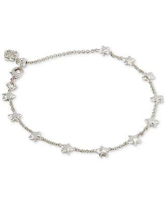 Kendra Scott Rhodium-Plated Star Slider Bracelet