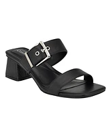 Calvin Klein Women's Averie Block Heel Slide Sandals