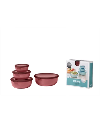Mepal Cirqula 4Pc. Round Shallow Multi Bowl Set