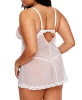 Adore Me Women's Dixi Babydoll & G-String Set Lingerie