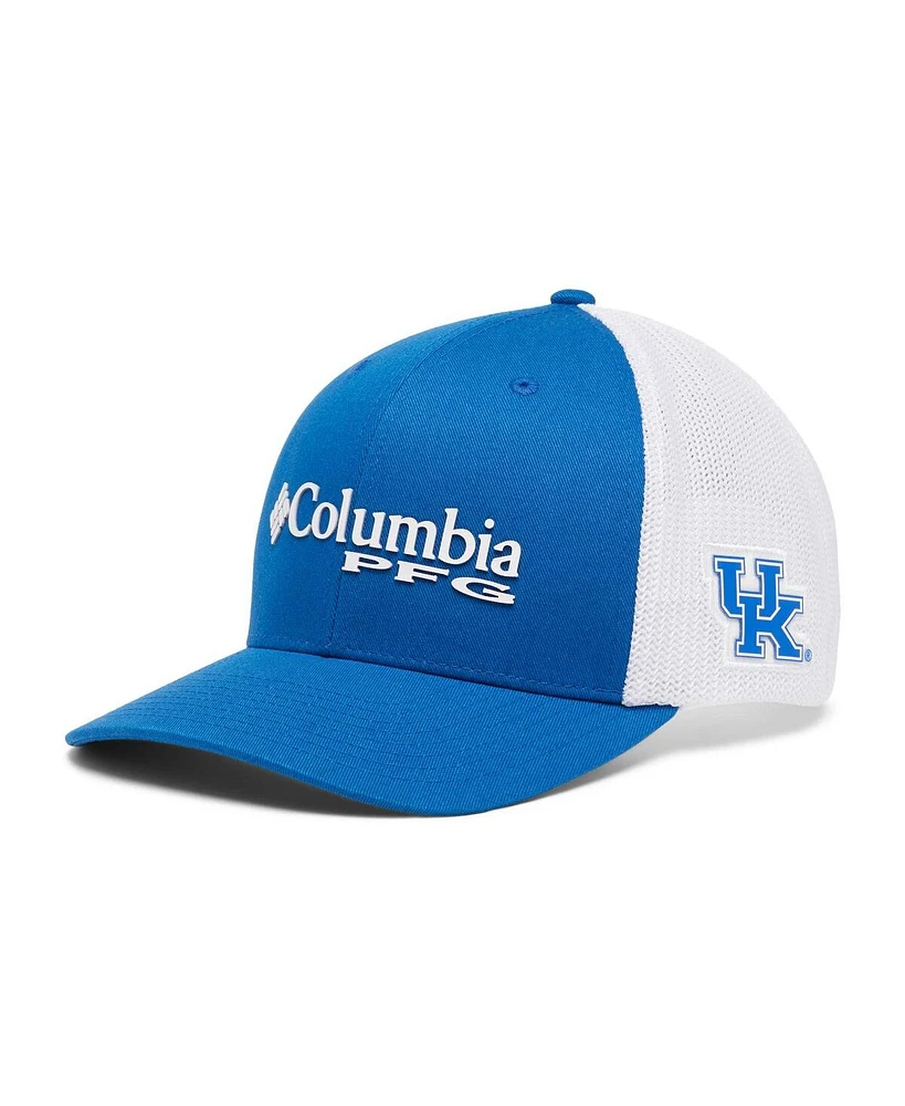 Columbia Men's Royal Kentucky Wildcats Pfg Adjustable Hat