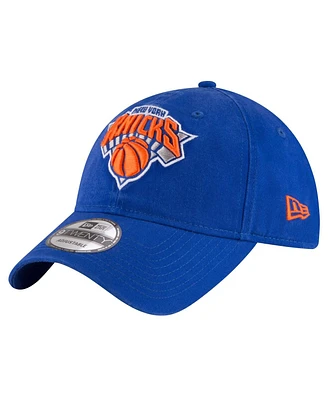 New Era Men's Royal New York Knicks Team 2.0 9twenty Adjustable Hat