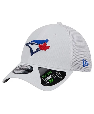 New Era Men's White Toronto Blue Jays Neo 39thirty Flex Hat