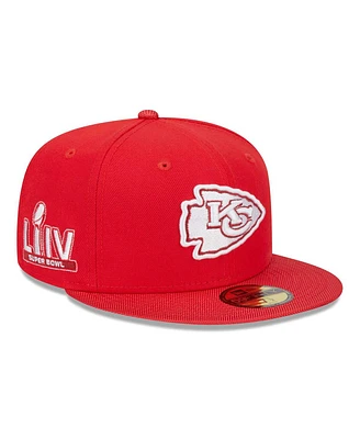 New Era Men's Red Kansas City Chiefs Active Ballistic 59fifty Fitted Hat