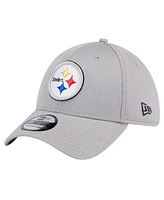 New Era Men's Gray Pittsburgh Steelers Active 39thirty Flex Hat