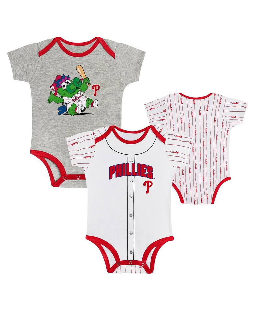 Outerstuff Infant Philadelphia Phillies Play Ball 2-Pack Bodysuit Set