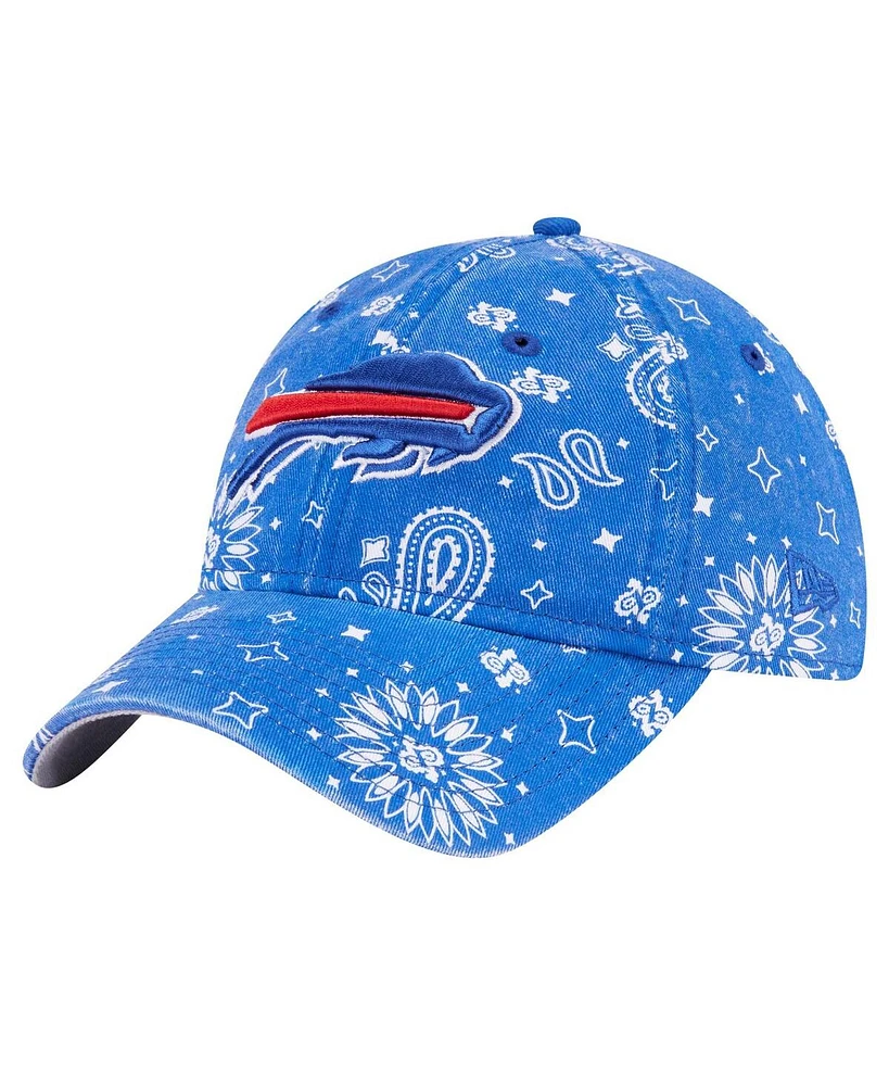 New Era Women's Royal Buffalo Bills Paisley 9twenty Adjustable Hat