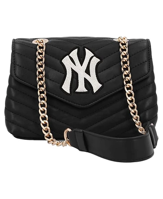 Cuce New York Yankees Quilted Crossbody Purse