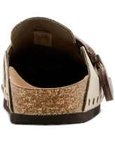 Madden Girl Ppepper Buckle Detailed Western Clogs