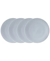 Denby Porcelain Arc Collection Dinner Plates, Set of 4