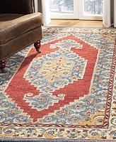 Safavieh Antiquity At505 Blue and Red 3' x 5' Area Rug