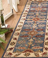 Safavieh Antiquity At506 Blue and Red 2'3" x 8' Runner Area Rug