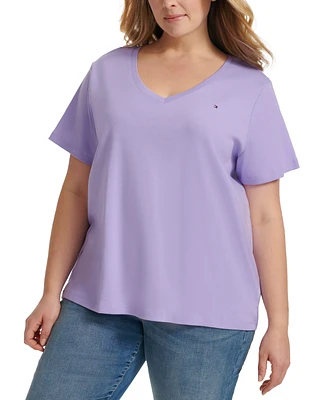 Tommy Hilfiger Plus Size V-Neck T-Shirt