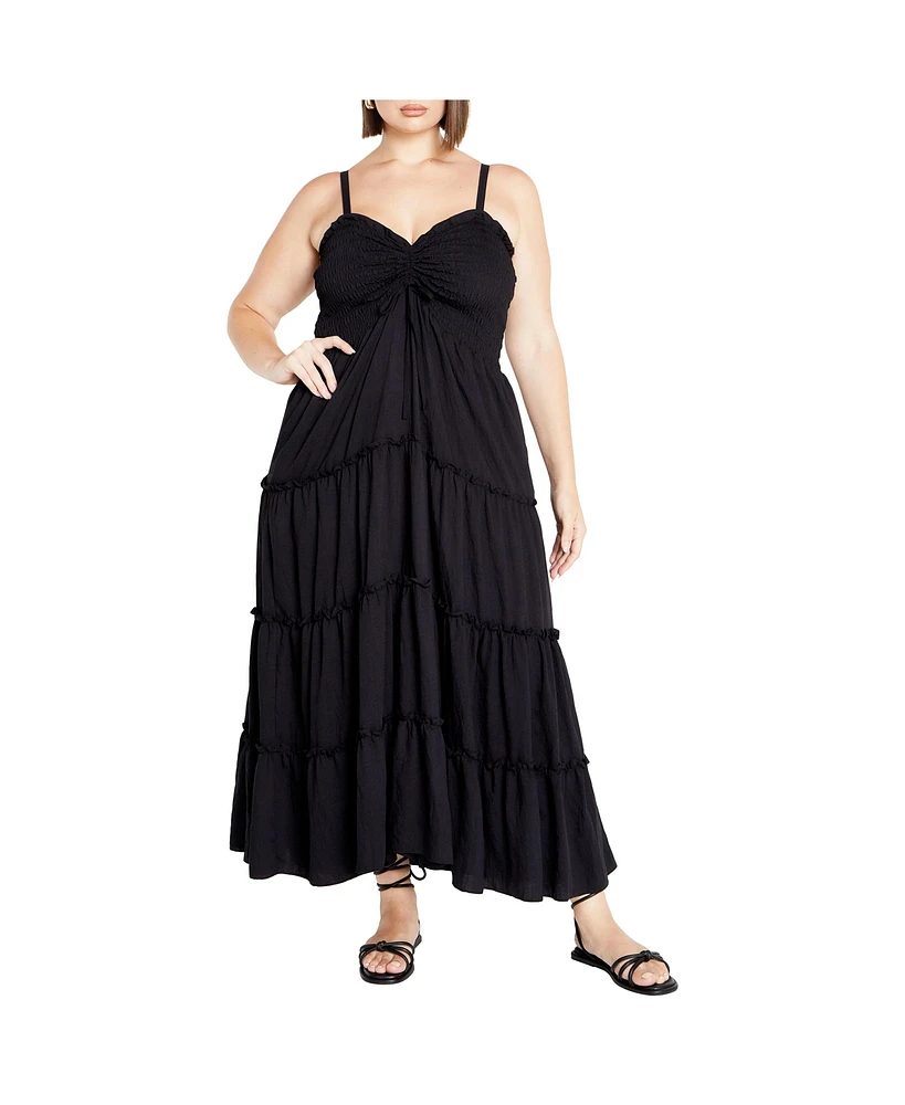 City Chic Plus Alisa Maxi Dress