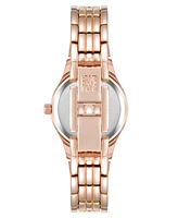 Anne Klein Women's Quartz Rose Gold-Tone Alloy Link Bracelet Watch, 26mm