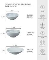 Denby Porcelain Arc Collection Pasta Bowls, Set of 4