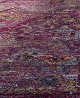 Safavieh Crystal CRS512 Fuchsia and Purple 6'7" x 9'2" Area Rug