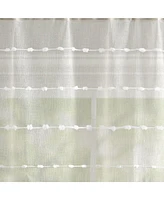 Lush Decor Farmhouse Textured Sheer Valance