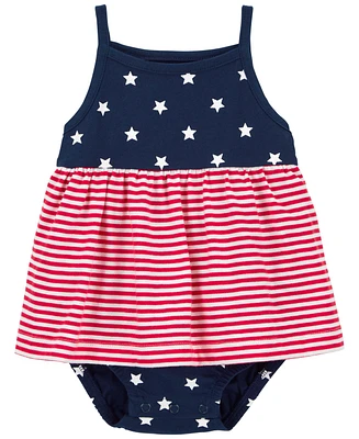 Carter's Baby Girls 4th Of July Sunsuit