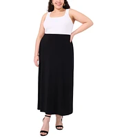 Vince Camuto Plus Size Pull-On A-Line Maxi Skirt