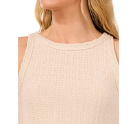 CeCe Women's Sleeveless Textured Knit Tank Top