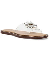 Wild Pair Caprie Vinyl Flat Sandals, Created for Macy's