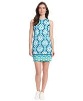 London Times Women's Printed Shift Dress