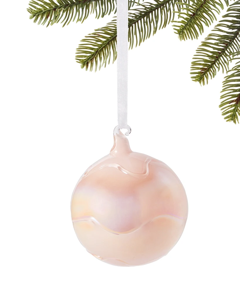 Holiday Lane Sugar Plum Pink Iridescent Ornament, Exclusively at Macy's