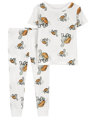 Carter's Toddler Boys 2 Piece Turtle 100% Snug Fit Cotton Pajamas