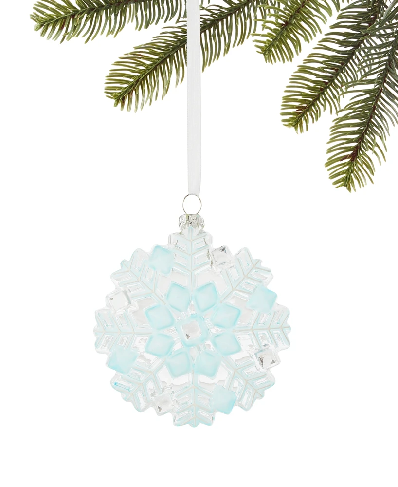 Holiday Lane Northern Lights Snowflake Gem Ornament, Created for Macy's