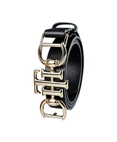 Tommy Hilfiger Women's Skinny Double Ended Horsebit Buckle Dress Casual Belt