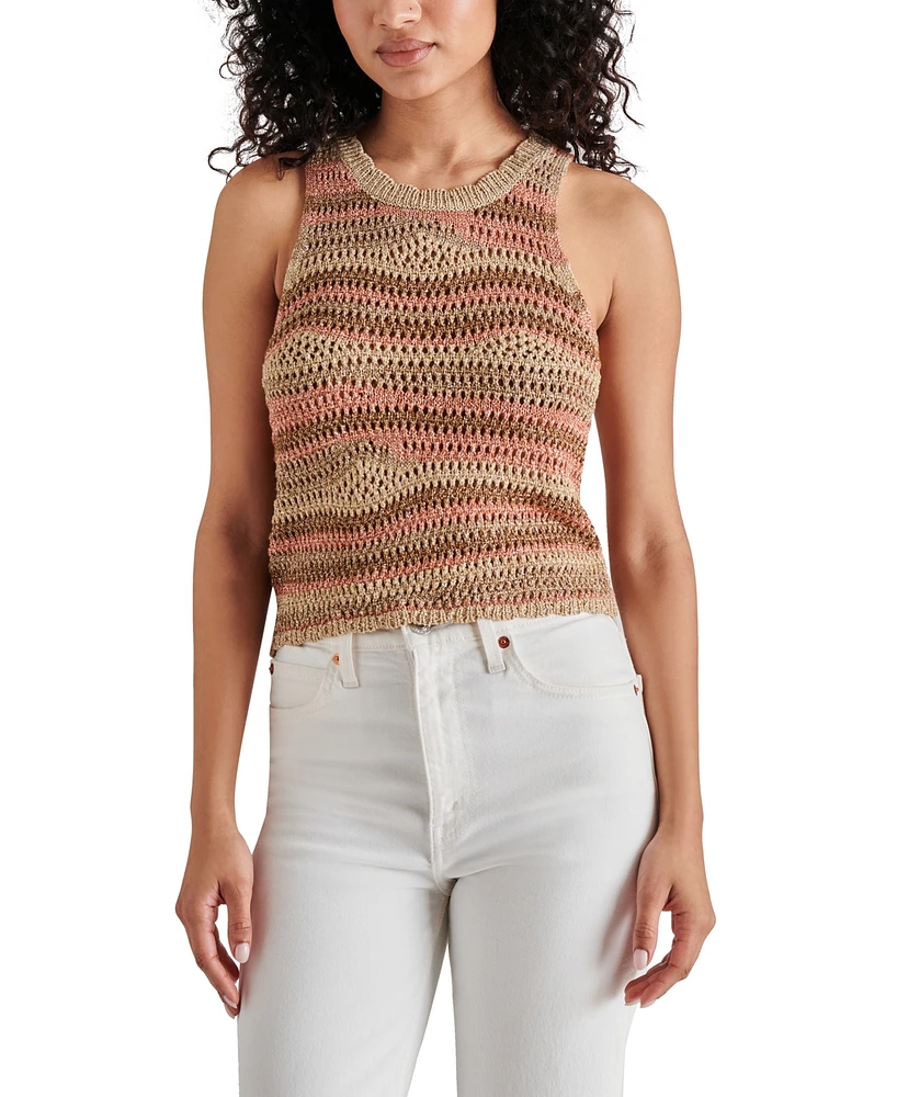 Steve Madden Women's Hannah Sleeveless Sweater Top