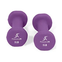 Neoprene Dumbbells, 5lbs, Set of 2