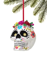 Holiday Lane Day of the Dead Glass Floral