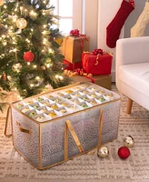 Simplify 128 Count Ornament Storage Organizer in Gold