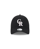 New Era Women's Black Colorado Rockies 2024 Mother's Day 9TWENTY Adjustable Hat