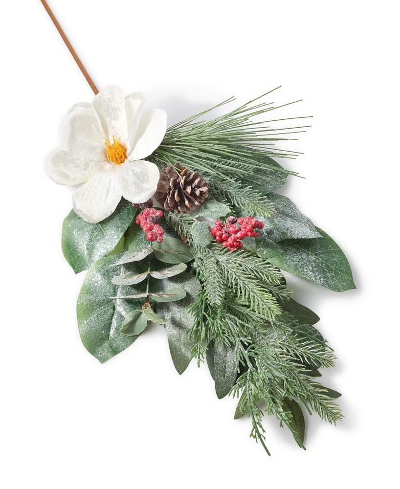 Holiday Lane Picks Pinecone and Flower Pick Ornament, Exclusively at Macy's