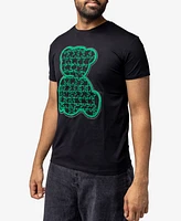 X-Ray Men's Animal Rhinestone T-shirt