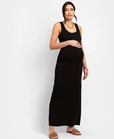 Seraphine Women's Bodycon-Style Maxi Sleeveless Maternity Nursing Dress