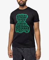 X-Ray Men's Animal Rhinestone T-shirt