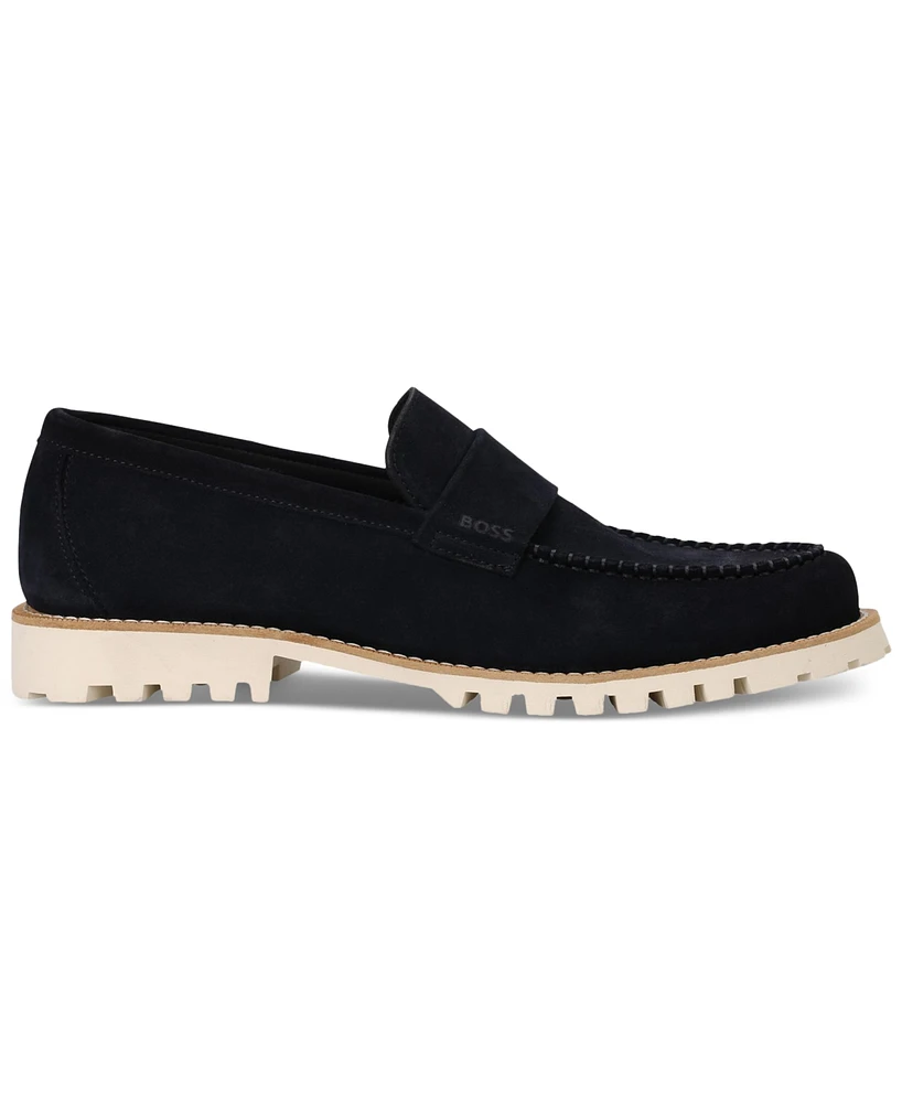 Boss by Hugo Tirian Slip-On Lug-Sole Loafers