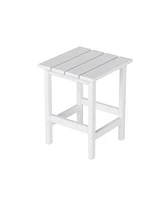 WestinTrends 3 Piece Set Outdoor Folding Adirondack Chairs with Side Table