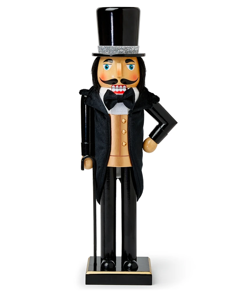 Holiday Lane Shine Bright 15" Caucasian Gentleman Nutcracker, Created for Macy's