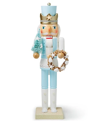 Holiday Lane Seaside Starfish Wreath Nutcracker, Created for Macy's