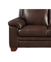 Magnum 62" Top Grain Leather Loveseat