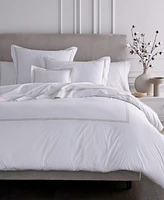 Sferra Grand Hotel Cotton Duvet Cover, Full/Queen