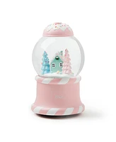 Holiday Lane Sugar Plum Pink And White Gumball Musical Water Globe, Created for Macy's