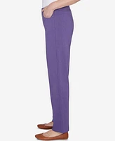 Alfred Dunner Charm School Women's Classic Charmed Short Length Pant